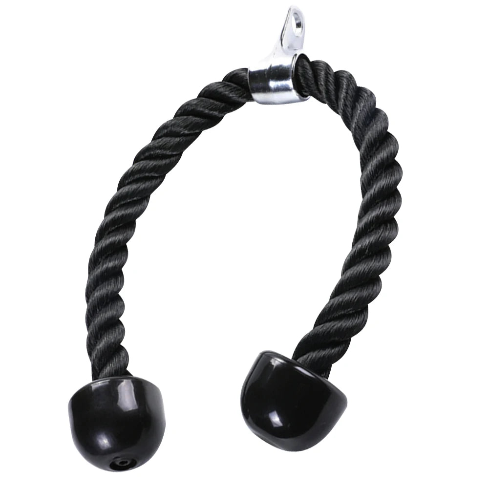 Cable Machine Attachment Multi Workout Rope with Handles Heavy Tricep Rope Abdominal Crunches Rope for Home/Gym Workout Exercise