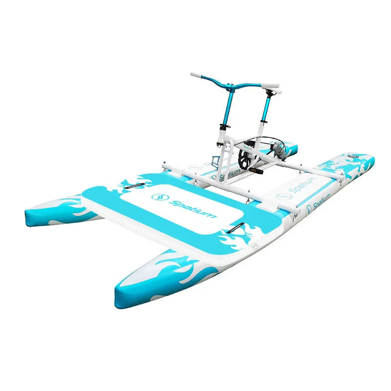 Sup Water Bike Inflatable Pedal Boat 2.0 Inflatable Pedal Kayak Water Bikes for Lake More Stable and Easy to Drive