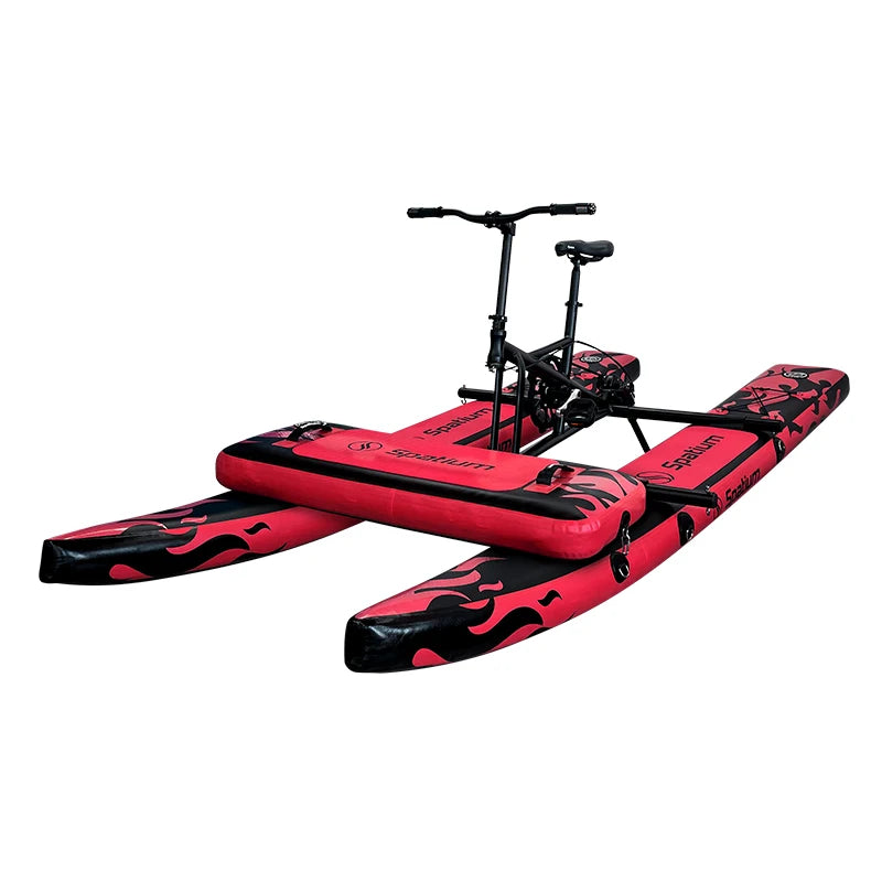 Sup Water Bike Inflatable Pedal Boat 2.0 Inflatable Pedal Kayak Water Bikes for Lake More Stable and Easy to Drive