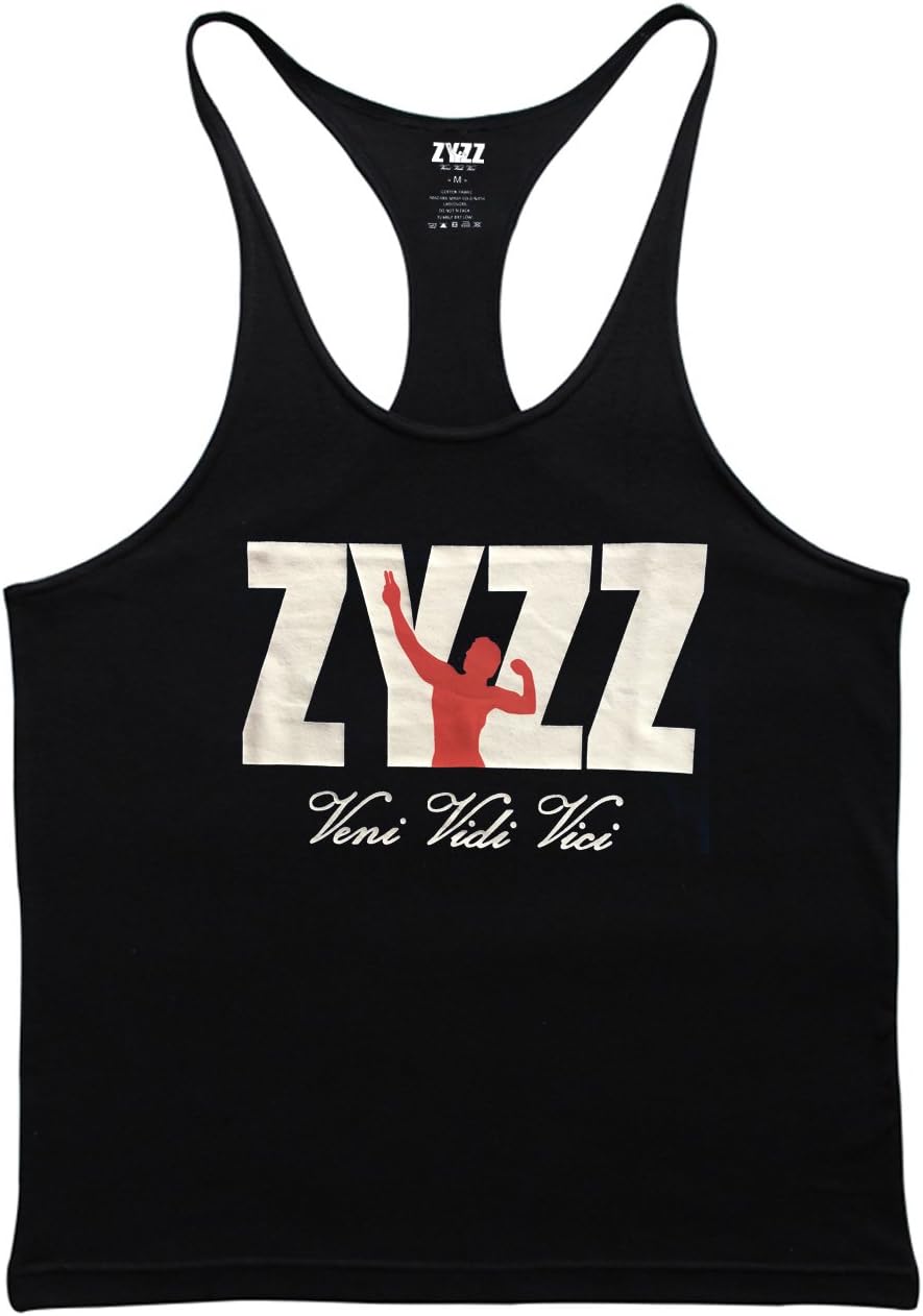Men'S Stringer Bodybuilding Workout Gym Tank Tops Training Y Back Cotton