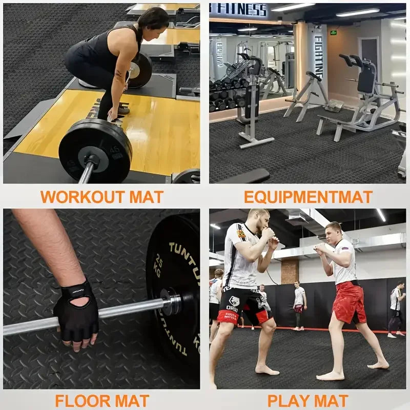 16Pcs Non-Slip Waterproof Fitness Mat