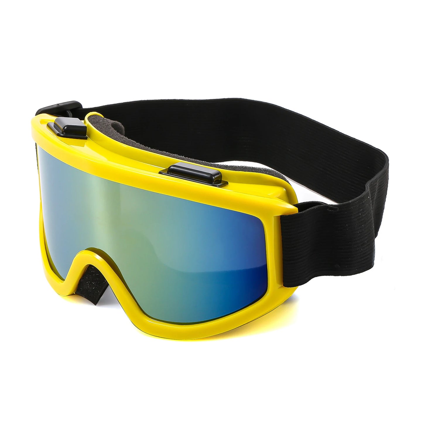 Double Layer Ski Goggles with Colorful Lens Sand-Proof Polarized Ski Goggles Anti-Collision Anti-Glare Lens Goggles for Skiing