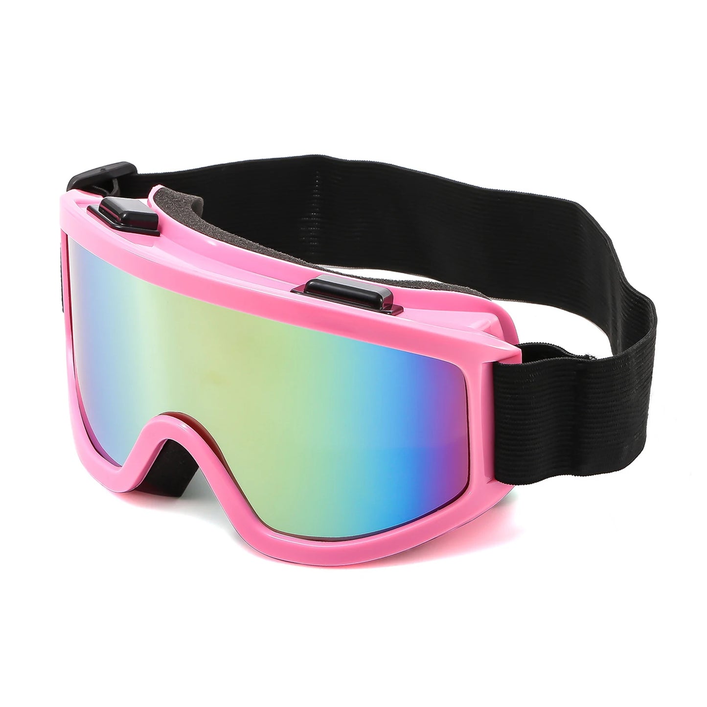 Double Layer Ski Goggles with Colorful Lens Sand-Proof Polarized Ski Goggles Anti-Collision Anti-Glare Lens Goggles for Skiing