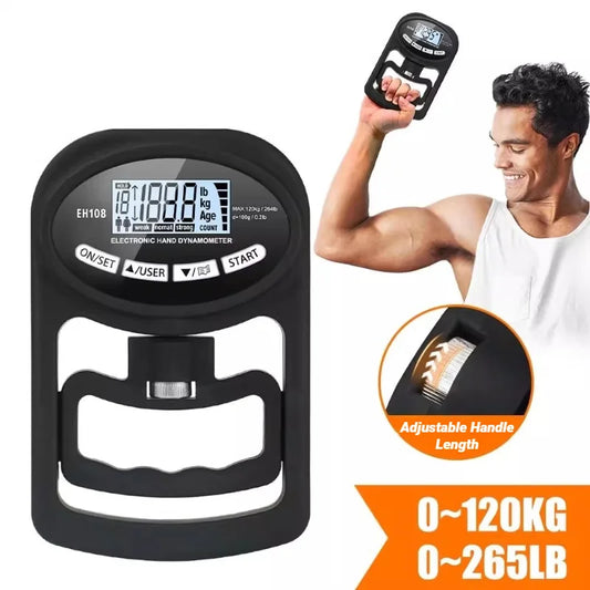 265Lbs/120Kg Grip Strength Meter 