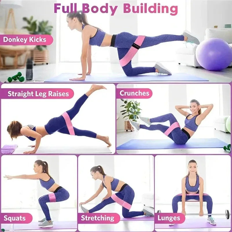 3Pcs  Bands Fitness Strips