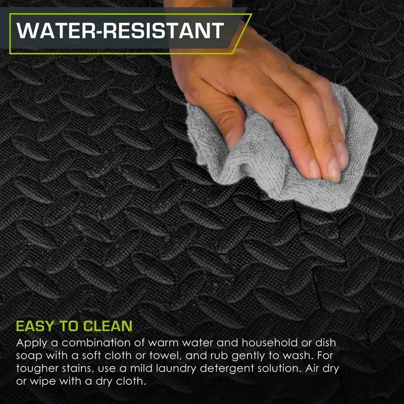 16Pcs Non-Slip Waterproof Fitness Mat