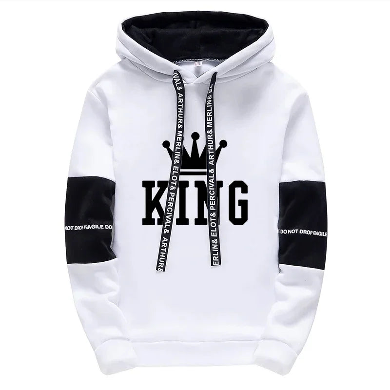 King Printing Mens Tracksuit Single Piece Sweatshirts Sweatpants Casual Hoodie Pants Outdoors Mens Clothing Hot Sales Streetwear